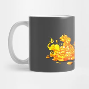 Yellow ecoline spill Mug